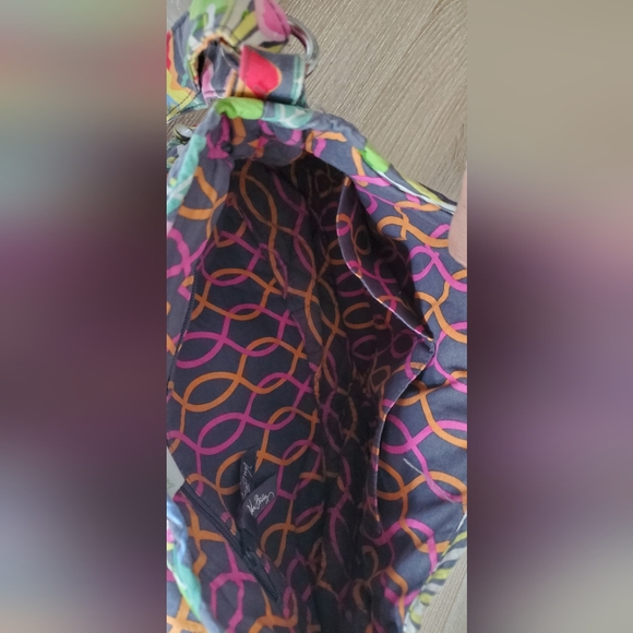 Vera Bradley Jazzy Blooms Purse - Picture 8 of 16